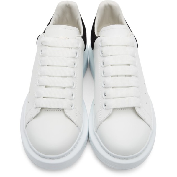 알렉산더 맥퀸 알렉산더맥퀸 Alexander McQueen White & Black Oversized Sneakers 221259F128009