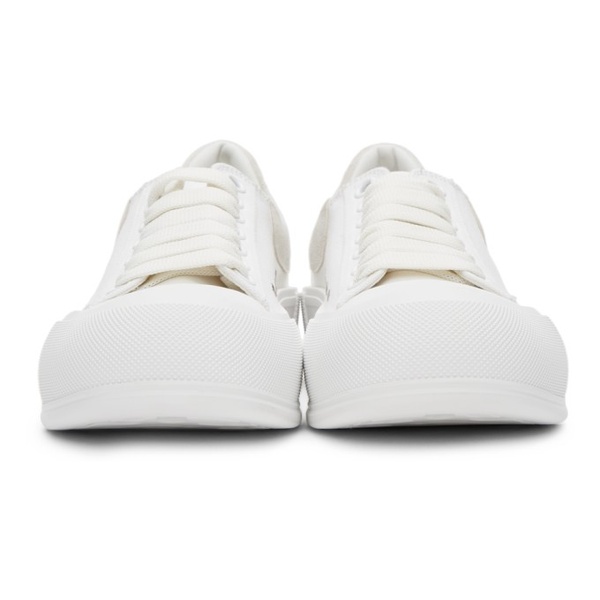 알렉산더 맥퀸 알렉산더맥퀸 Alexander McQueen White Pimsoll Sneakers 221259F128036