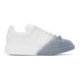 알렉산더맥퀸 Alexander McQueen White & Grey Felted Oversized Sneakers 221259M237064