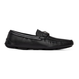 조르지오 아르마니 Giorgio Armani Black Leather Driving Loafers 221262M231001