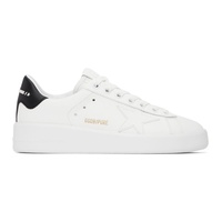 골든구스 Golden Goose White Purestar Leather Sneakers 221264F128022