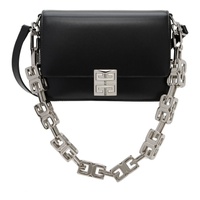 지방시 Givenchy Black 4G Chain Shoulder Bag 221278F048021