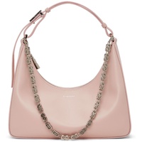 지방시 Givenchy Pink Small Moon Cut Out Shoulder Bag 221278F048033