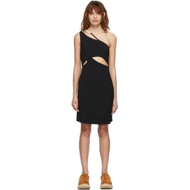 지방시 Givenchy Black Asymmetric Cocktail Dress 221278F052003