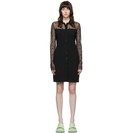지방시 Givenchy Black 4G Mini Dress 221278F052008