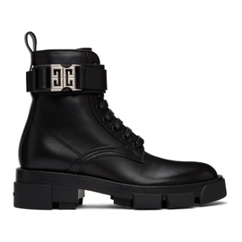 지방시 Givenchy Black Terra Combat Boots 221278F113002