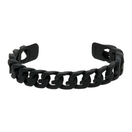 지방시 Givenchy Black Small G Chain Bangle Bracelet 221278M142001