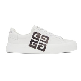 지방시 Givenchy White Chito 에디트 Edition 4G Print City Sport Sneakers 221278M237002