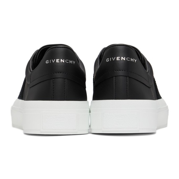 지방시 지방시 Givenchy Black City Court Slip-On Sneakers 221278M237009
