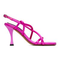 Proenza Schouler Pink Strappy Heeled Sandals 221288F125007