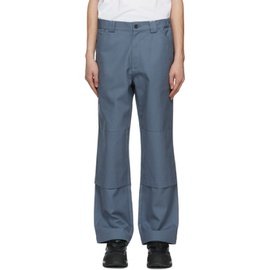 지알텐케이 GR10K Blue Polyester Trousers 221310M191004