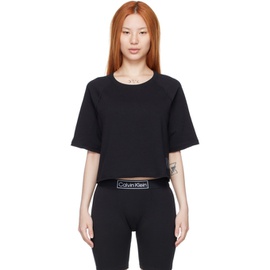 캘빈클라인 언더웨어 Calvin Klein Underwear Black Cotton T-Shirt 221325F110003