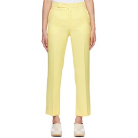 Chloe Yellow Silk Trousers 221338F087001