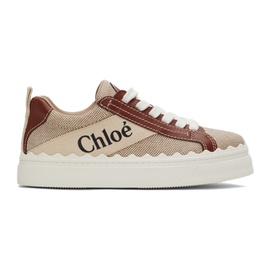 Chloe Beige Lauren Sneakers 221338F128003