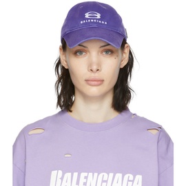 발렌시아가 Balenciaga Purple Unity Snowboard Cap 221342F016003