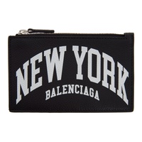 발렌시아가 Balenciaga Black New York Wallet 221342F037021