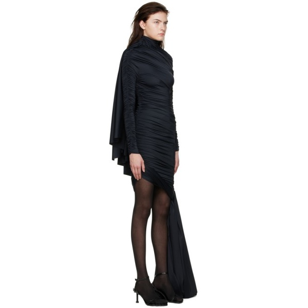 발렌시아가 발렌시아가 Balenciaga Black Nylon Mini Dress 221342F052000