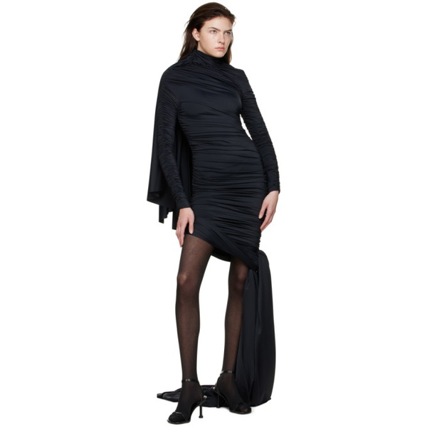 발렌시아가 발렌시아가 Balenciaga Black Nylon Mini Dress 221342F052000