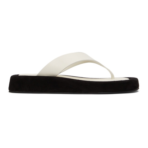  더 로우 The Row White Ginza Sandals 221359F124005