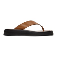 더 로우 The Row Tan Ginza Sandals 221359F124006