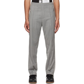 닐바렛 Neil Barrett Gray Polyester Trousers 221368M191004