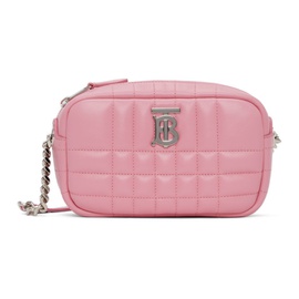 버버리 Burberry Pink Mini Lola Camera Bag 221376F048028