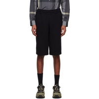 버버리 Burberry Black Cotton Shorts 221376M191012