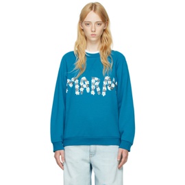 마르니 Marni Blue Cotton Sweatshirt 221379F098001