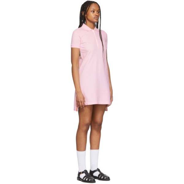 톰브라운 톰브라운 Thom Browne Pink Classic Polo Dress 221381F054000
