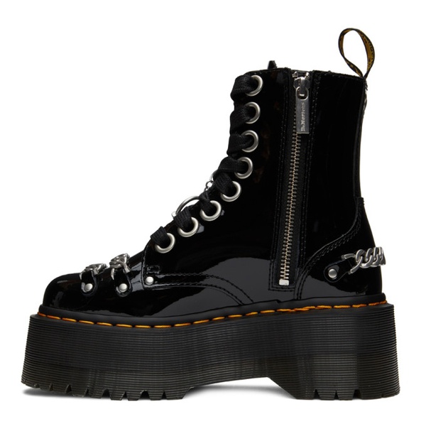 닥터마틴 닥터마틴 Dr. Martens Black Max Chain Jadon Platform Boots 221399F113077