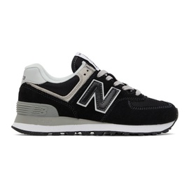 뉴발란스 New Balance Black 574 Sneakers 221402F128104
