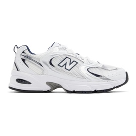 뉴발란스 New Balance White & Navy 530 Sneakers 221402M237011