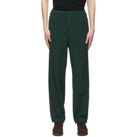 언더커버 UNDERCOVER Green Polyester Trousers 221414M191000