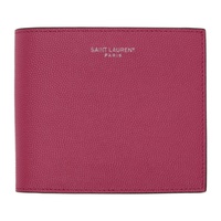 생로랑 Saint Laurent Pink Bifold Wallet 221418M164015