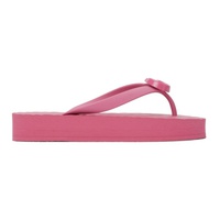 구찌 Gucci Pink GG Chevron Sandals 221451F124024