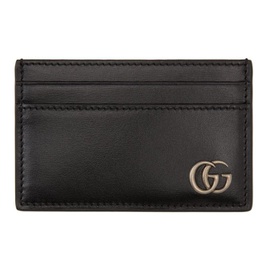 구찌 Gucci Black Marmont Card Holder 221451M163006