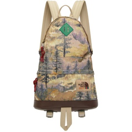 구찌 Gucci Beige & Brown 노스페이스 The North Face 에디트 Edition Watercolor Backpack 221451M166004