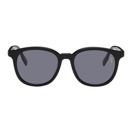MCQ Black Round Acetate Sunglasses 221461F005031