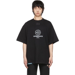 네임세이크 NAMESAKE Black Sava T-Shirt 221467M213022