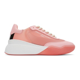 스텔라 맥카트니 Stella McCartney Pink Glow-In-The-Dark Loop Sneakers 221471F128003