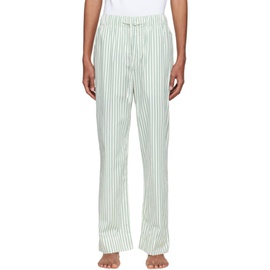 테클라 Tekla 오프화이트 Off-White Organic Cotton Pyjama Pants 221482M218054