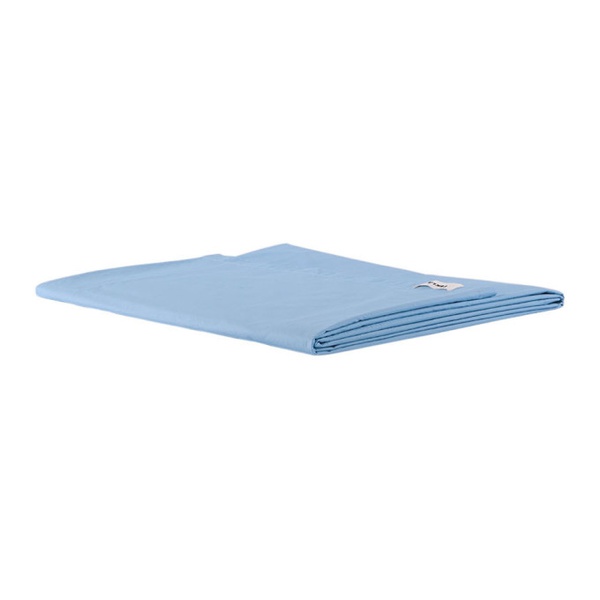  테클라 Tekla Blue Percale Flat Sheet 221482M627012