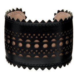 알라이아 ALAIA Black Mini Vienne Cuff Bracelet 221483F020003