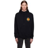 Marcelo Burlon County of Milan Black Park Hoodie 221539M202017