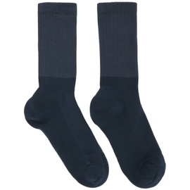Navy Les Chaussettes 자크뮈스 Jacquemus Socks 221553F076009
