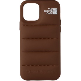 Urban Sophistication Brown The Puffer iPhone 12/12 Pro Case 221565M645016