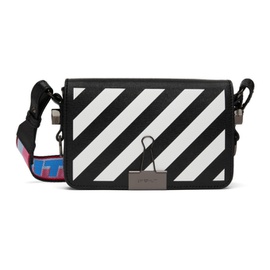 오프화이트 Off-White Black Binder Mini Flap Bag 221607F048002