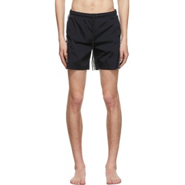 오프화이트 Off-White Black Nylon Swim Shorts 221607M208002