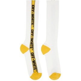 오프화이트 Off-White White Industrial Belt Socks 221607M220002
