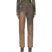 팔로마울 Paloma Wool SSENSE Exclusive Brown Iglu Trousers 221648F087009